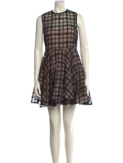 Pre-owned Red Valentino Silk Mini Dress In Multi