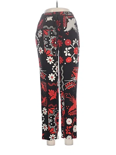 Pre-owned Red Valentino Silk Pants In Black