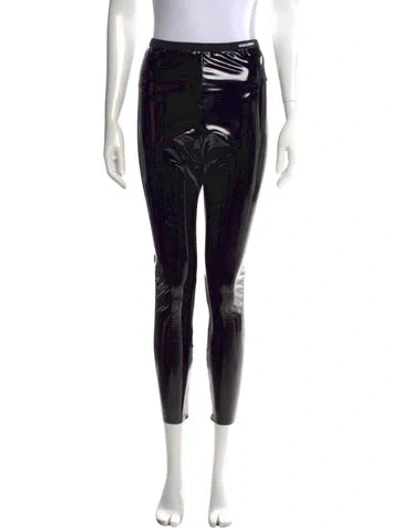 Pre-owned Red Valentino Skinny Leg Pants In Black