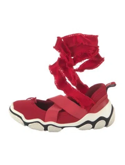 Pre-owned Red Valentino Sneakers In Red