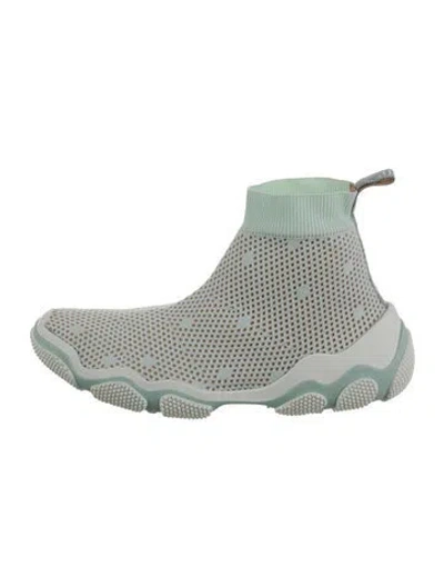 Pre-owned Red Valentino Sock Sneakers In White