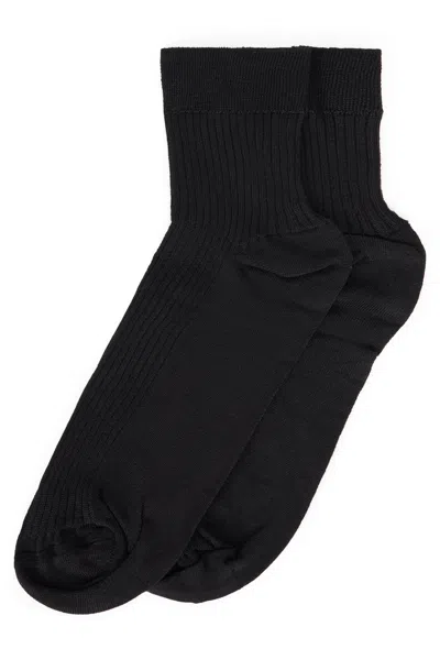 Red Valentino Soft, Versatile Black Socks.