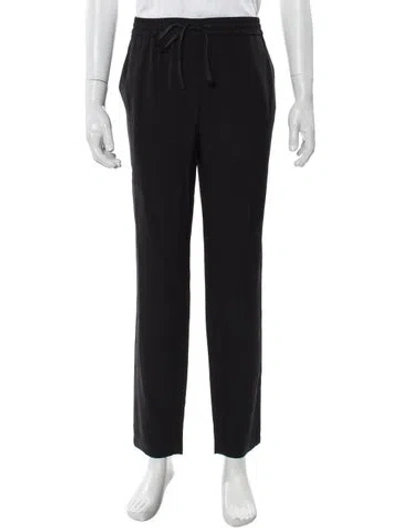 Pre-owned Red Valentino Straight Leg Pants In Black