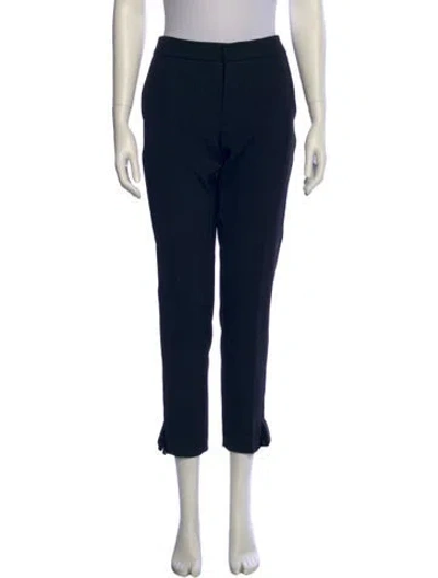 Pre-owned Red Valentino Straight Leg Pants In Blue