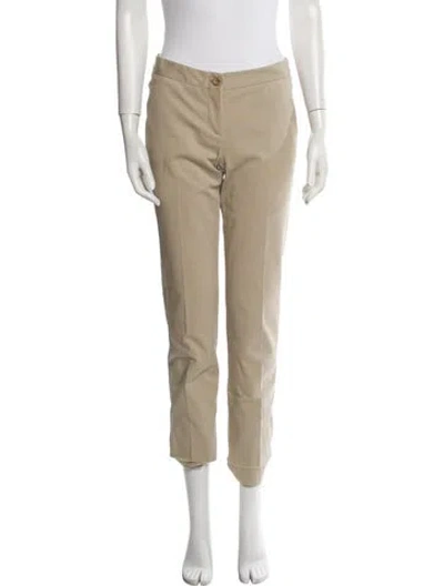 Pre-owned Red Valentino Straight Leg Pants In Neutral