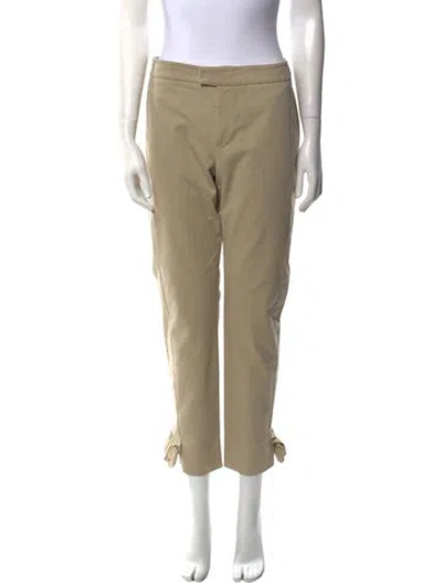 Pre-owned Red Valentino Straight Leg Pants In Neutral