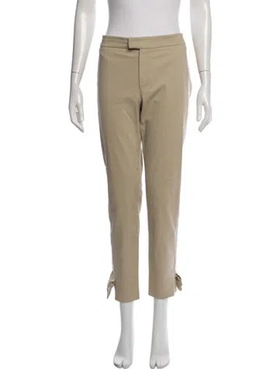 Pre-owned Red Valentino Straight Leg Pants In Neutral