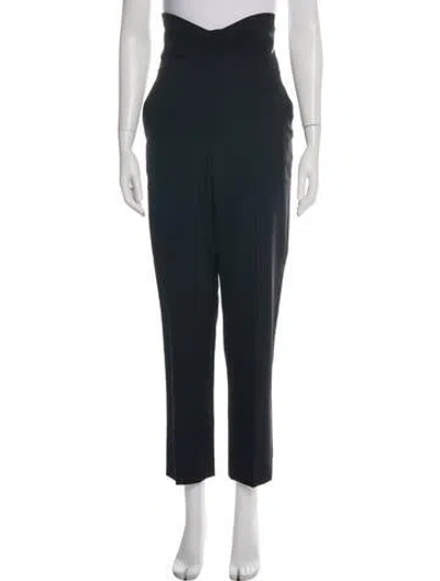 Pre-owned Red Valentino Straight Leg Pants W/ Tags In Black