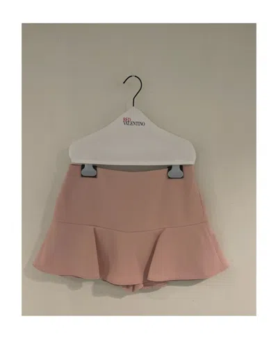 Red Valentino Stretch Skirt In Brown