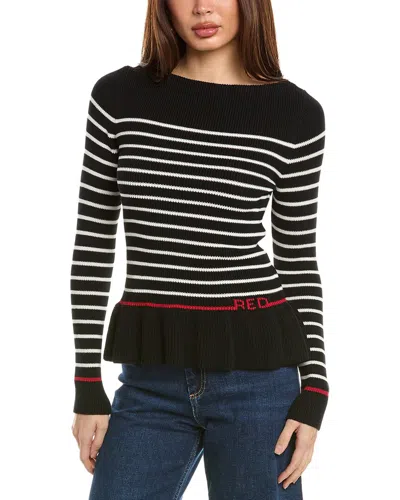 Red Valentino Sweater In Black