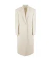 Red Valentino Tailored Single-breasted Coat In White