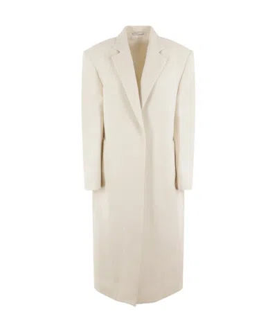 Red Valentino Tailored Single-breasted Coat In White