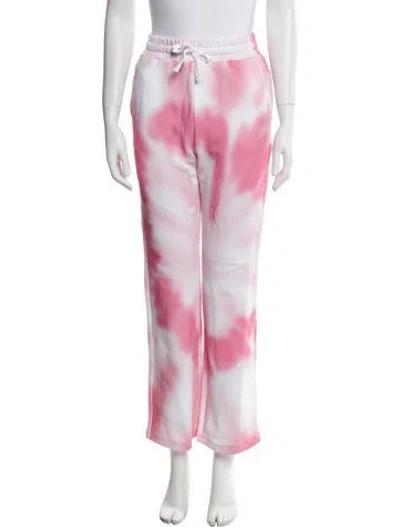 Pre-owned Red Valentino Tie-dye Print Sweatpants In Pink