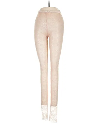 Pre-owned Red Valentino Tights In Tan