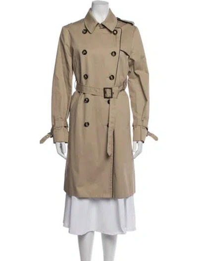 Pre-owned Red Valentino Trench Coat In Neutrals