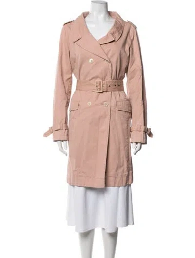Pre-owned Red Valentino Trench Coat In Pink