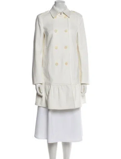 Pre-owned Red Valentino Trench Coat W/ Tags In Neutral