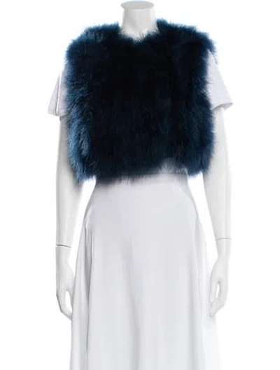 Pre-owned Red Valentino Vest In Blue