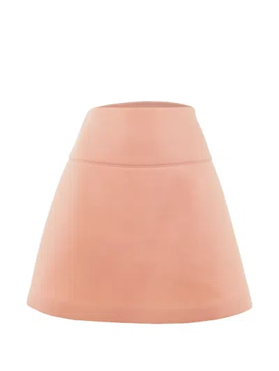 Pre-owned Red Valentino Vintage A-line Mini Skirt In Pink