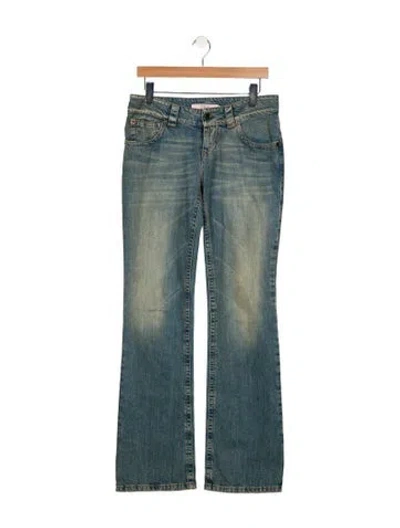 Pre-owned Red Valentino Vintage Flared Jeans In Blue