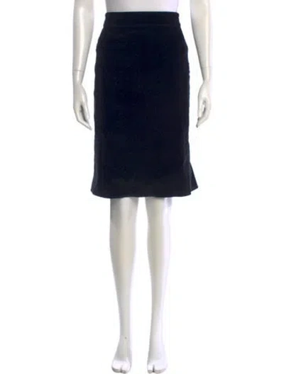 Pre-owned Red Valentino Vintage Knee-length Skirt In Black