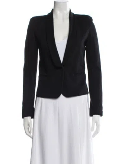 Pre-owned Red Valentino Virgin Wool Blazer In Black