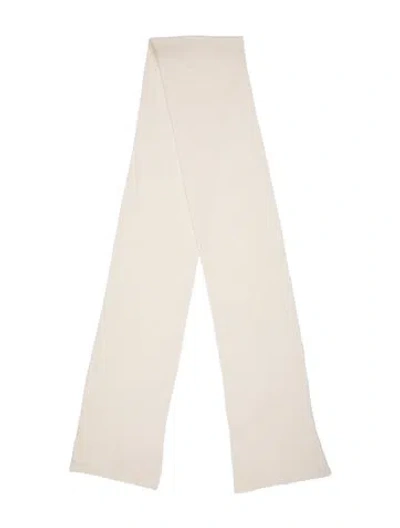 Pre-owned Red Valentino Virgin Wool Scarf In White