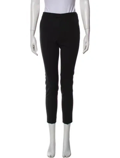 Pre-owned Red Valentino Virgin Wool Skinny Leg Pants In Gray