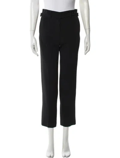 Pre-owned Red Valentino Virgin Wool Straight Leg Pants In Gray