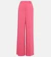 Red Valentino Weite High-rise-hose In Pink