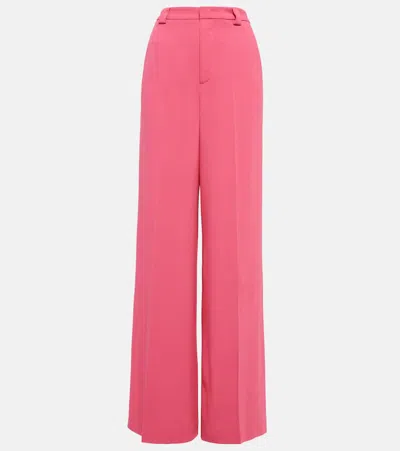 Red Valentino Weite High-rise-hose In Pink