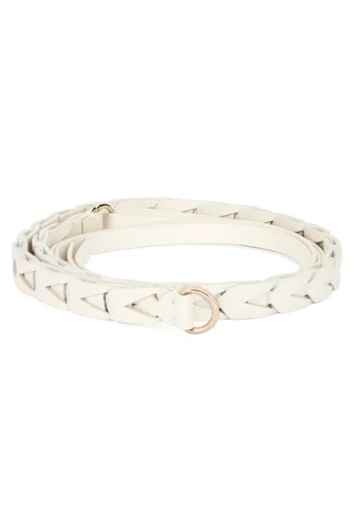 Red Valentino White Belt With A Minimal And Versatile Design. In Neutral