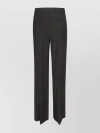 RED VALENTINO WIDE LEG GABARDINE TROUSERS WITH BELT LOOPS