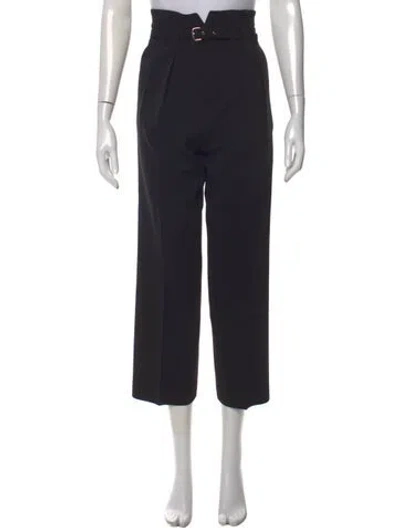 Pre-owned Red Valentino Wide Leg Pants In Black