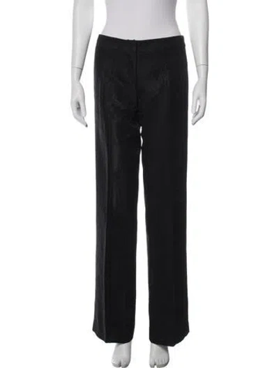 Pre-owned Red Valentino Wide Leg Pants In Black