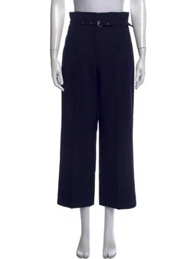 Pre-owned Red Valentino Wide Leg Pants In Blue