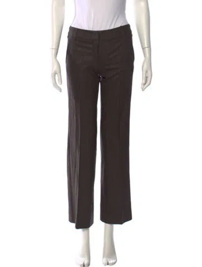 Pre-owned Red Valentino Wide Leg Pants In Brown