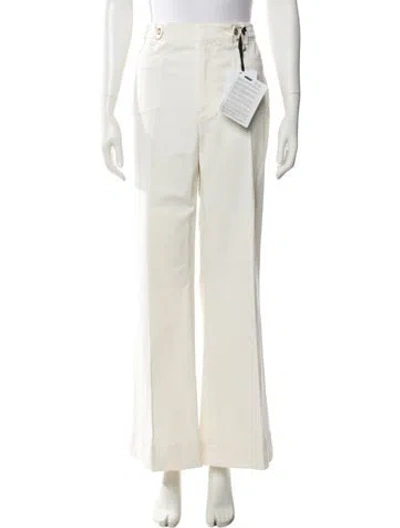 Pre-owned Red Valentino Wide Leg Pants In Neutral