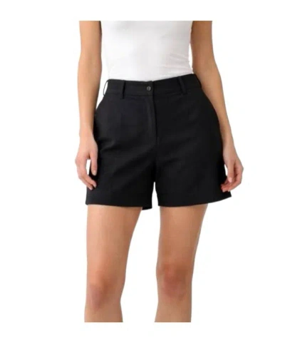 Red Valentino Wide Leg Shorts In Black