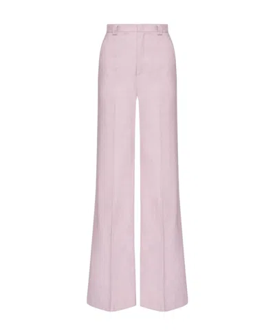 Red Valentino Wide-legged Casual Pants In Pink
