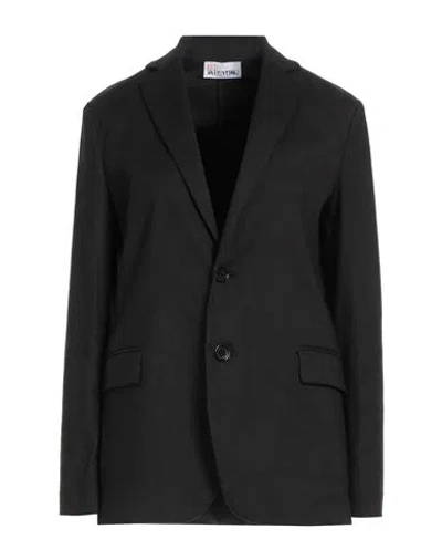 Red Valentino Woman Blazer Black Size 2 Linen, Cotton, Elastane