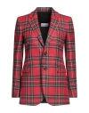 Red Valentino Woman Blazer Red Size 00 Virgin Wool In Red