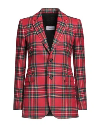 Red Valentino Woman Blazer Red Size 00 Virgin Wool