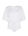 Red Valentino Woman Bodysuit White Size L Cotton, Polyester
