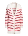 Red Valentino Woman Cardigan Cream Size L Polyamide, Viscose, Wool, Cashmere In White