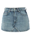 Red Valentino Woman Denim Shorts Blue Size 2 Polyester, Cotton In Blue