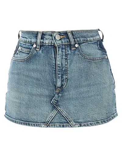 Red Valentino Woman Denim Shorts Blue Size 2 Polyester, Cotton