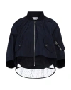 Red Valentino Woman Jacket Midnight Blue Size 4 Polyester, Polyamide, Elastane