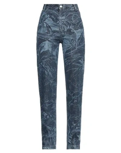 Red Valentino Woman Denim Pants Blue Size 4 Cotton