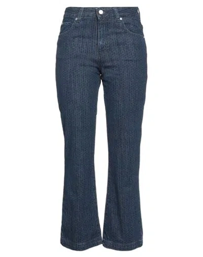 Red Valentino Woman Denim Pants Blue Size 6 Cotton
